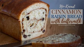 No Knead Cinnamon Raisin Bread No Knead Cinnamon Raisin Bread