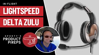 Lightspeed Delta Zulu Headset with CO Detector - Hands-on Review in Cessna 172