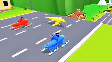 SHAPE-SHIFTING 🚁🚲 Gameplay Top All Levels (Android,iOS) Part 24 Mobile Game