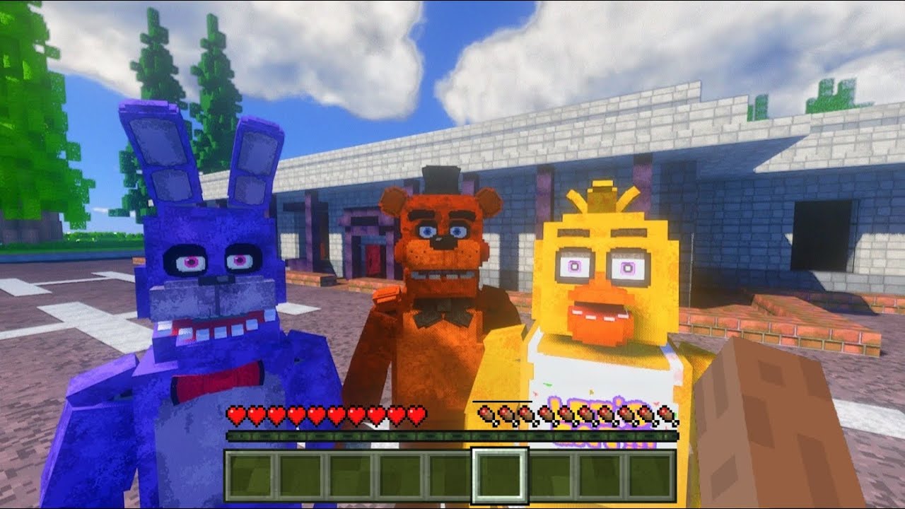 I made the FNaF 1 map in Minecraft! (Version 1.18.2, mods in comments) :  r/fivenightsatfreddys