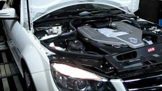 C63 AMG ON DYNO AFTER TUNE !!!!