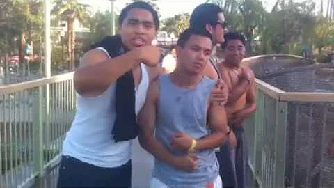 Derrick and Ervin showering