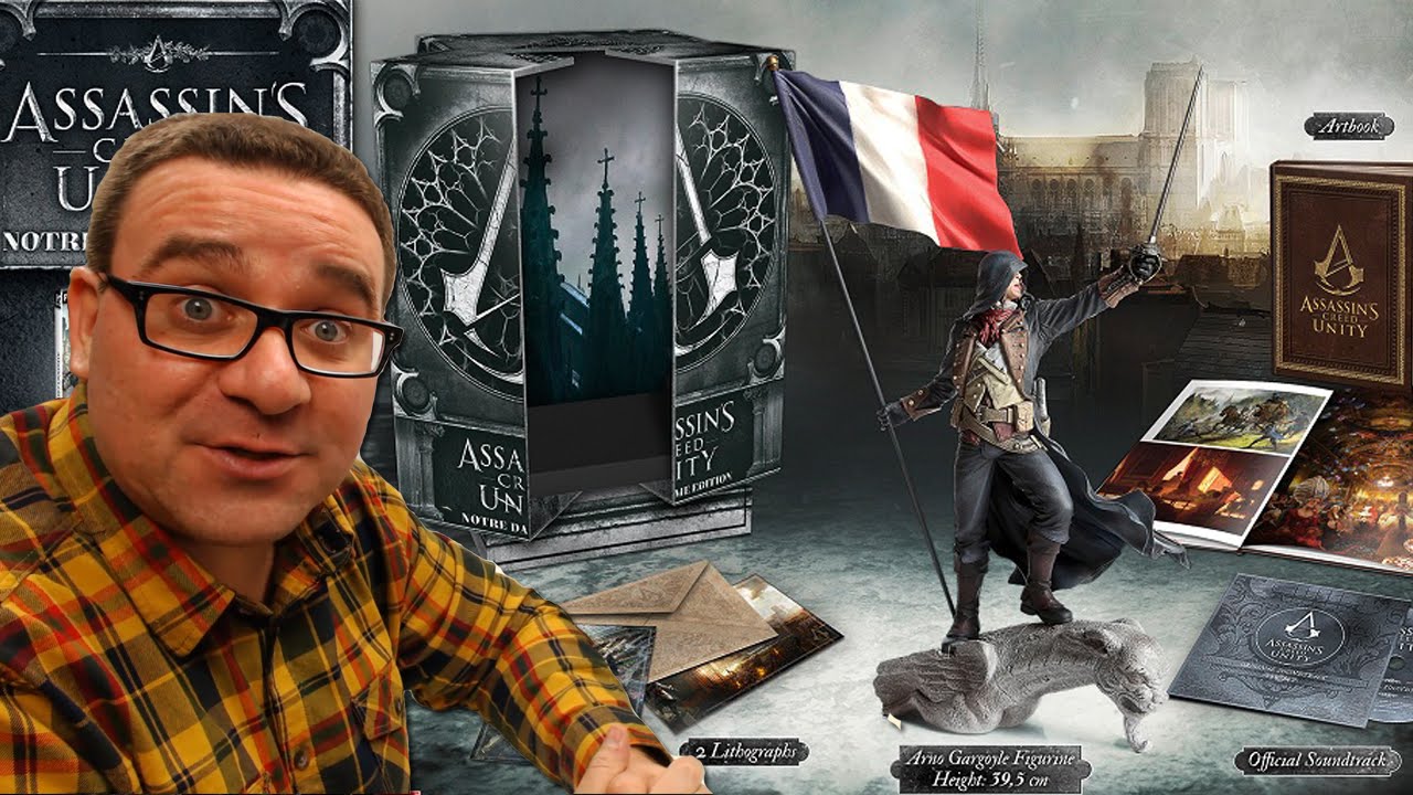 UNBOXING ASSASSIN'S CREED UNITY NOTRE DAME EDITION - YouTube