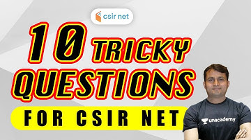 CSIR NET | How To Solve Maths Tricky Questions | 10 Tricky Questions Discussion | by Amit Kumar