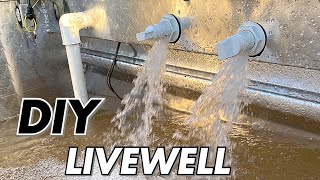 80 Gallon LiveWell Build  Simple, Effective, Affordable!