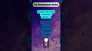 Psikotest - Pemahaman Verbal