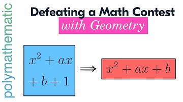 Solve This Quadratics Question with Some Clever Geometry // [MATH CONTEST] #SoME3