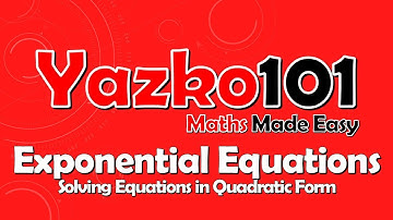 Solving Exponential Equations of Quadratic Type