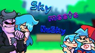 Sky meets NuSky | Friday Night Funkin' Animation