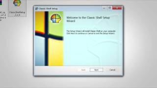 Windows 7: Windows 8 Style Up Button