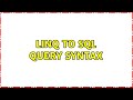 LINQ to SQL Query Syntax (3 Solutions!!)