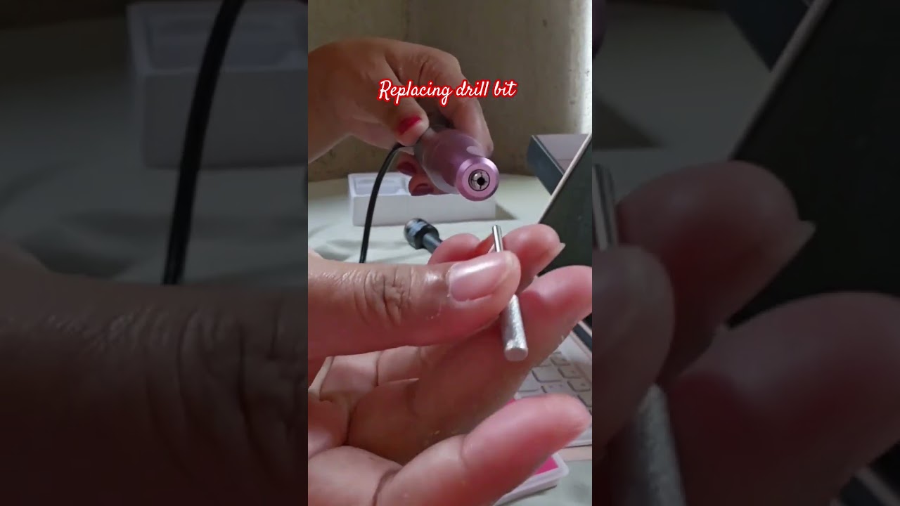 How to replace nail drill bit 
