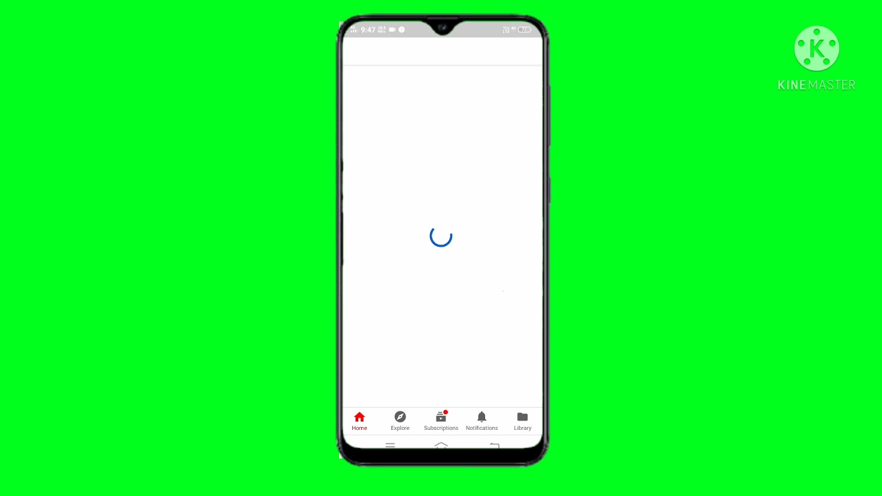 Green Screen mobile frame