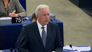 Remarks by Commissioner Avramopoulos at the EP Plenary on the humanitarian emergencies