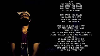 Yaari - Yaari Rap Song - Latest Rap Song - Latest Rap Songs Hindi - Freestyle Rap - Freestyle Rap Hindi