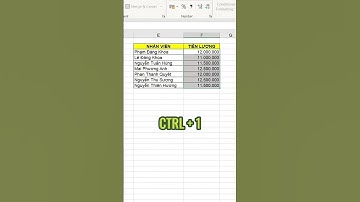 Cách nhập đơn vị tiền tệ nhanh trong Excel  #excel #word #tinhoc #thuthuat #exceltips #xuhuong