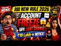 🚨 RBI New Rules 2026: Saving Account, UPI &amp; Income Tax Big Update!