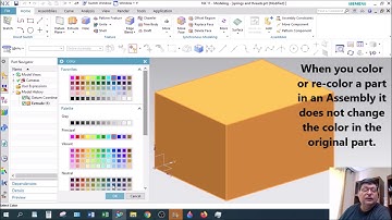 Week 8 - NX11.0 - Revisiting the Extrude Command, Painting, & Text