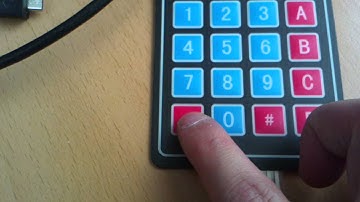 Arduino Uno 로 4X4 Keypad 모듈 테스트 하기