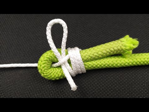 Попробуй как просто - как связать две веревки разной толщины