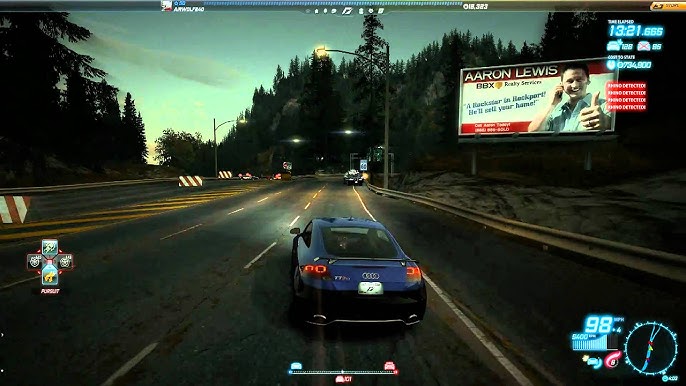 Como fugir da polícia em Need For Speed com nitro e rotas alternativas