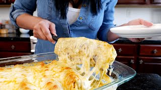 How to make Views Famous Baked Burritos Smothered w/ Creamy White Sauce