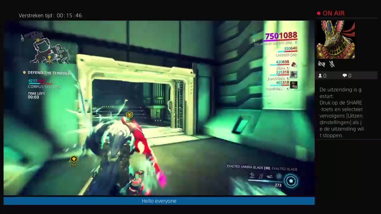 Warfram live #1 Draak206