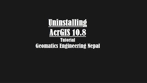 How to uninstall Arcgis 10.8 completely