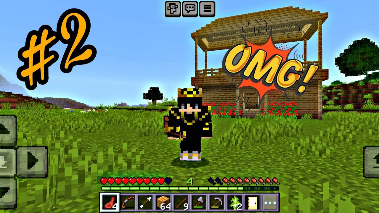 Minecraft Part 2 | I Finally Built My First House 🏠 | Survival Series ...