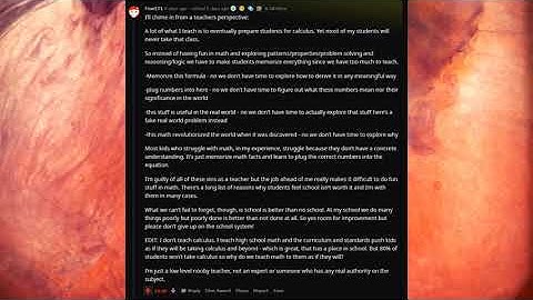 What is the most fucking useless thing that they teach in school? r/AskReddit