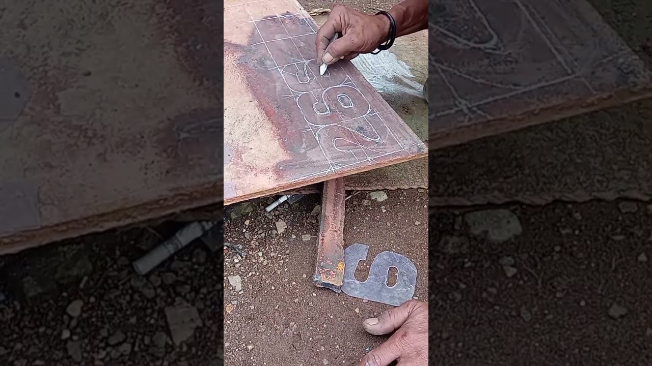 Proses marking lambung kapal (hull) ⚓🔥🧑&zwj;🏭👷 #cuttingskills #fitter #welder #kontruksikapal #shipyard