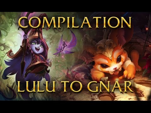 LoL Login themes - Champions - From Lulu to Gnar