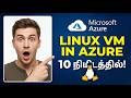 How to Create a Linux VM in Azure Portal (Tamil) | Azure Cloud Tutorial
