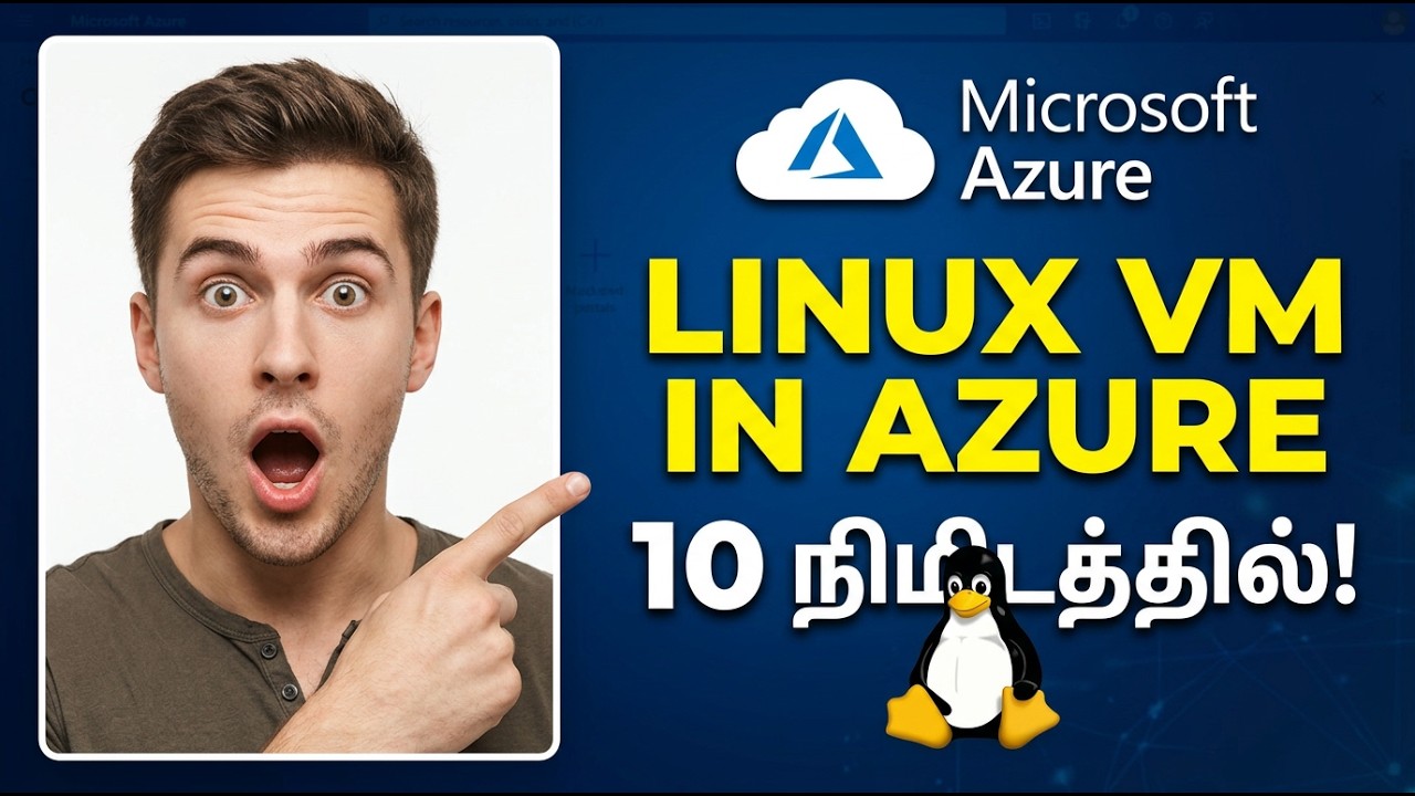 How to Create a Linux VM in Azure Portal (Tamil) | Azure Cloud Tutorial ...