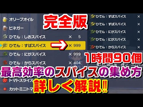 【ポケモンSV】今後スパイス不足の心配がなくなる効率的なひでんスパイスの集め方紹介・解説【ポケモンスカーレット・バイオレット】