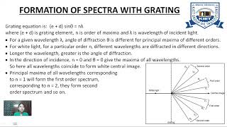 L - 29 | Unit - 5 | Wave Optics | Diffraction N slit Grating | Engineering Physics