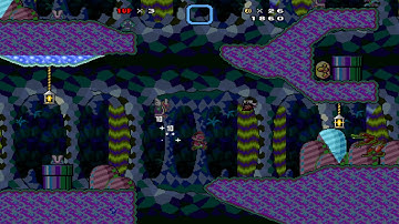 Super Mario Bros. X (SMBX) Custom Level "Calamity Caves"