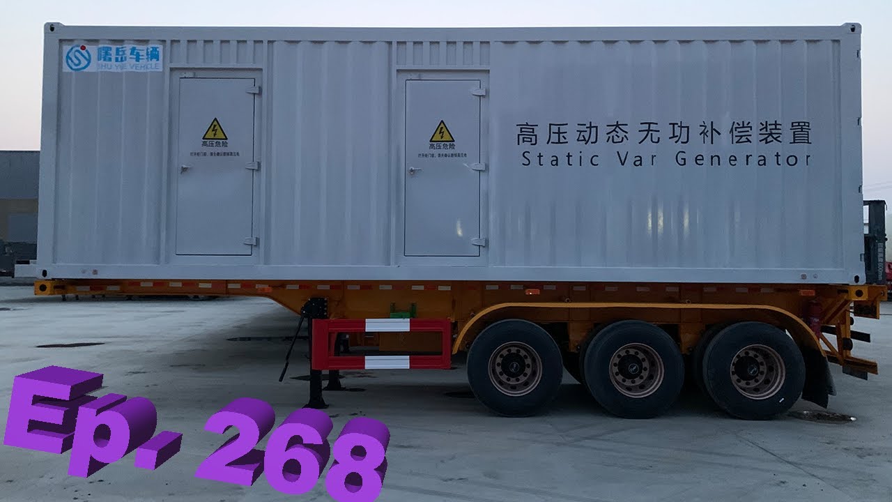 P268 High Voltage Electricity Special Container + Chassis Made By STAR TRAILER For China Market