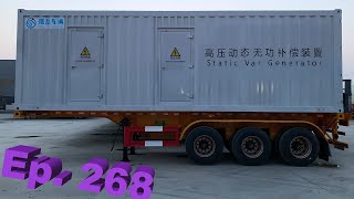P268 High Voltage Electricity Special Container + Chassis Made By STAR TRAILER For China Market