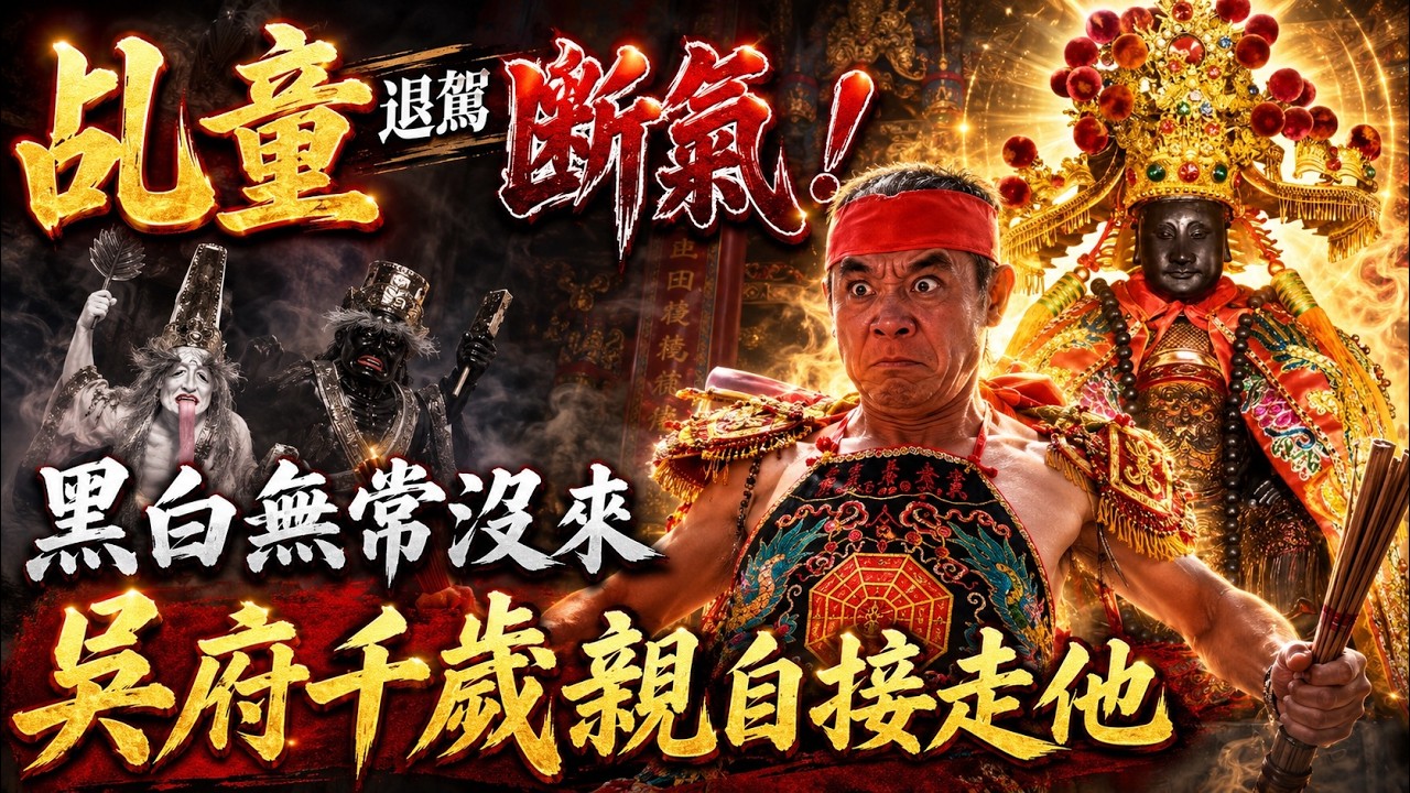 【2026真人真事】乩童退駕後安詳離世，當晚來接他的不是黑白無常，而是吳府千歲與地藏王菩薩