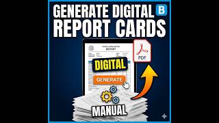 Manual to Digital Report card using Bluerain (Ghana school)