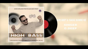 New Punjabi Songs 2022 | HIGH BASS | G.DEEP | Official Lyrical video | SUR GEET