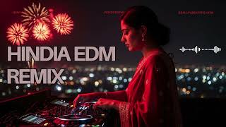 Desi EDM Vibes 🌙 Maroon Bollywood Night Drive Mix