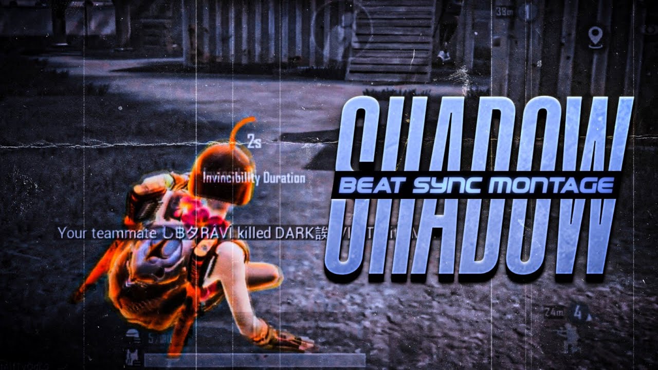 SHADOW- BEST EDITED PUBG VELOCITY BEAT SYNC MONTAGE|3K SPECIAL