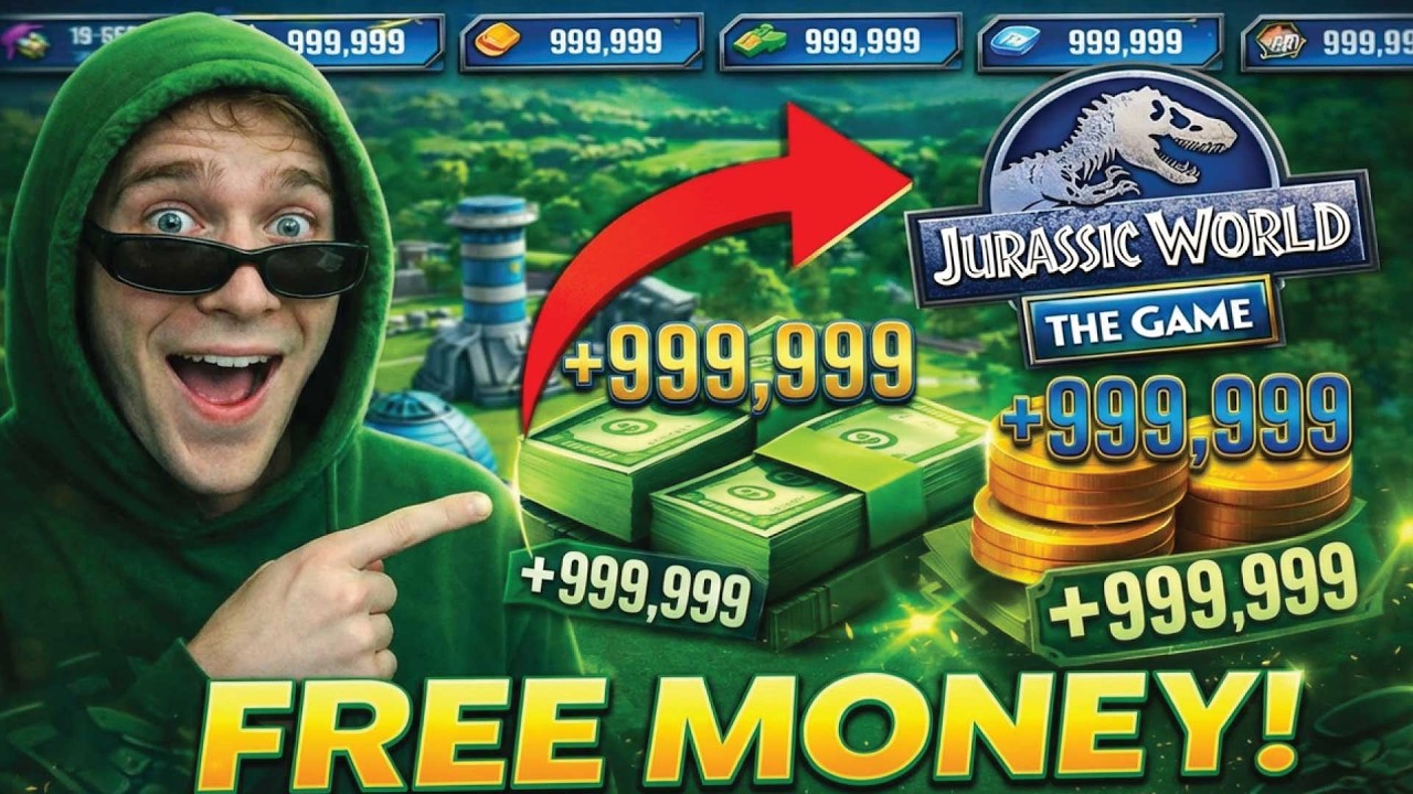 Jurassic World The Game Hack 2026 – MOD Unlimited Coins, Cash & DNA (iOS/Android)