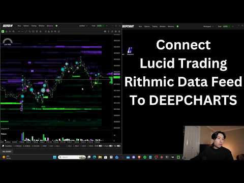 How to Connect Lucid Trading Rithmic Data Feed to Deep Charts / Deep Dom