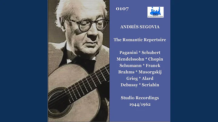 String Quartet No. 1 in E-Flat Major, Op. 12, MWV R 25: II. Canzonetta (Arr. A. Segovia for Guitar)