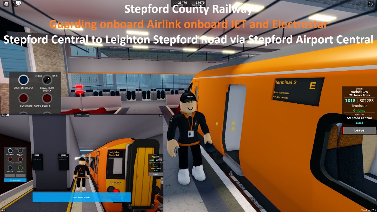 (Guarding onboard Airlink) (Roblox) SCR 1.7.3 (Airlink) (SC to LSR via SAC) (GD Role)