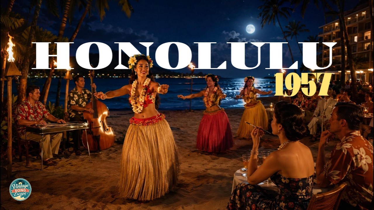 Vintage Hawaii 1957: Doo-Wop Melodies & Dreamy Streets - YouTube