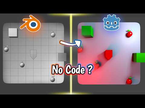 Making A Game ONLY with Blender ? ( run it with Godot )